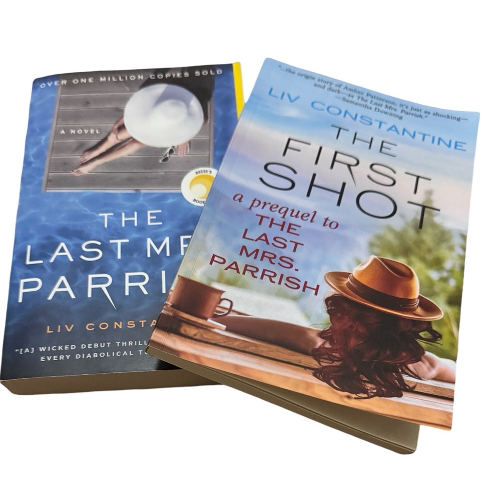🔵 3/ $15 - The Last Mrs Parish & The First Shot Paperbacks